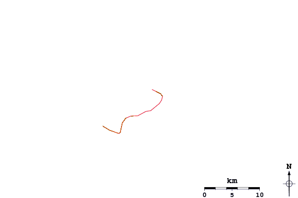 Roads and rivers around Coral Heads