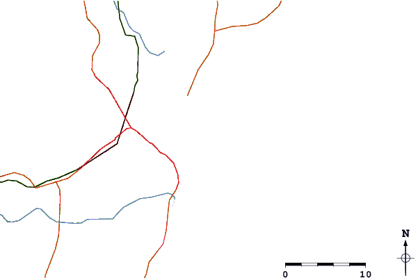 Roads and rivers around Coral Um