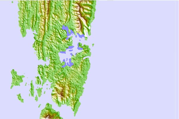 Surf spots located close to Corbyns Cove (South Andaman)