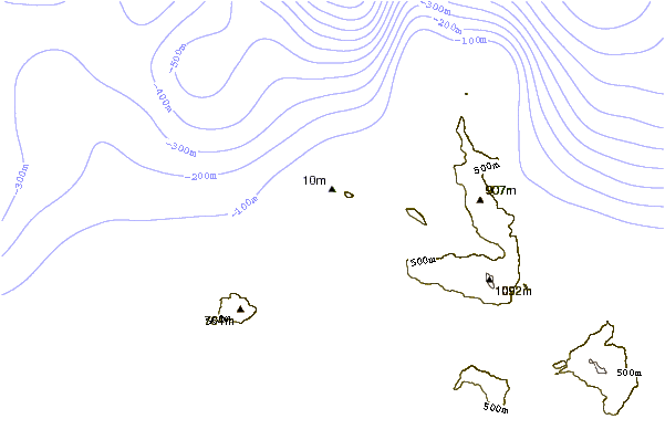 Shoreline around Corino