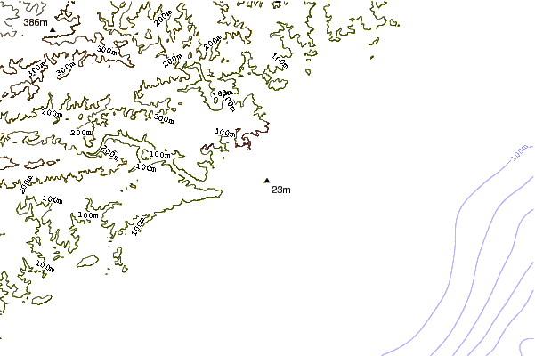 Shoreline around Corner