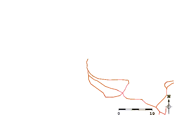 Roads and rivers around Corners