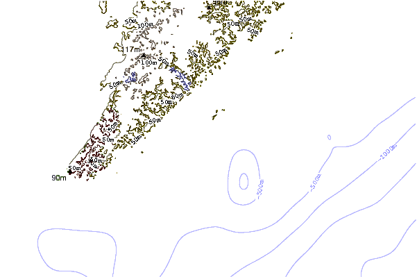 Shoreline around Corrente