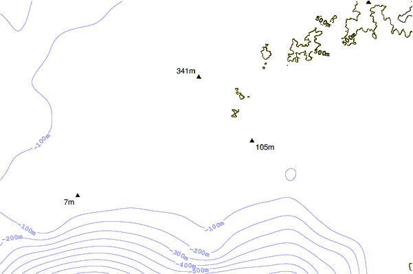 Shoreline around Costa Banderas