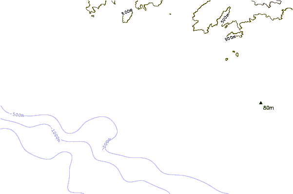 Shoreline around Costa Sol