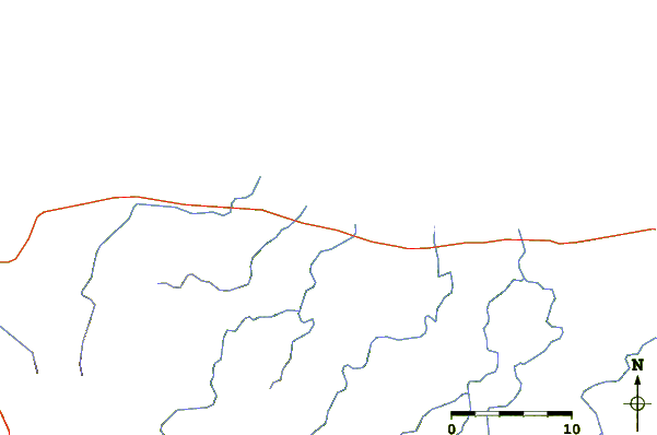 Roads and rivers around Costeño Beach