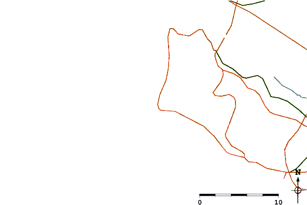 Roads and rivers around La Cote Sauvage - Le 47