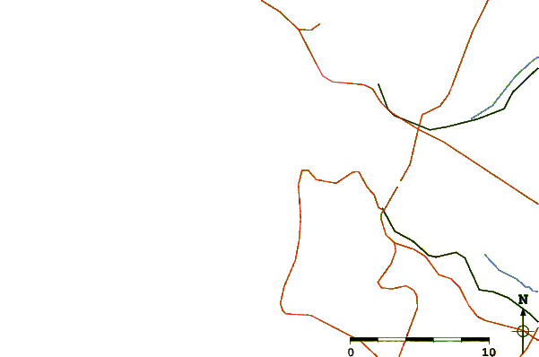 Roads and rivers around La Cote Sauvage - La Pointe Espagnole