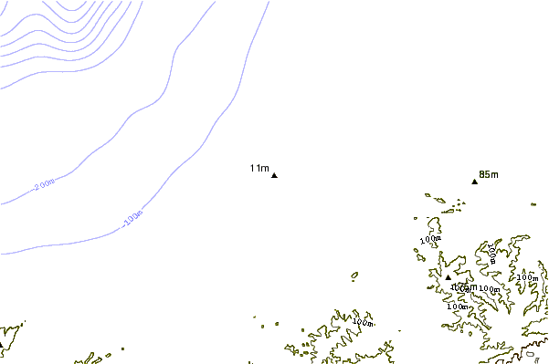 Shoreline around Cote des Basques