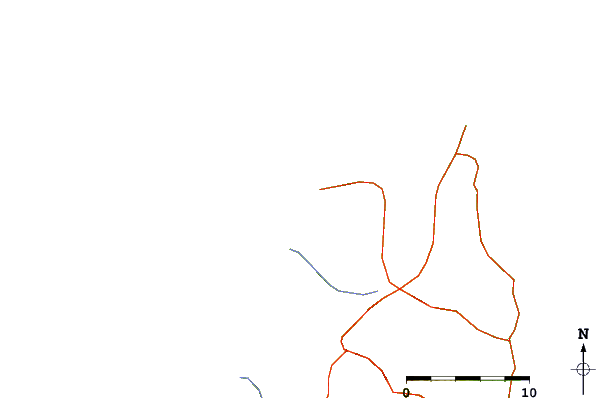 Roads and rivers around Cotillo