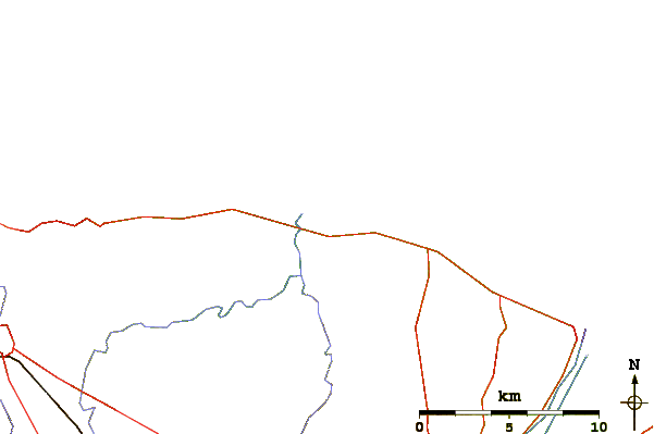 Roads and rivers around Courseulles Sur Mer