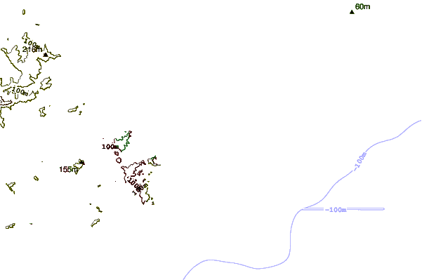 Shoreline around Cowrie Hole
