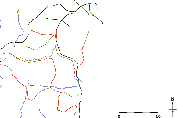 Roads and rivers around Cowries