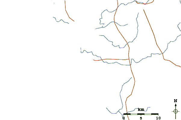 Roads and rivers around Cox's Bazar