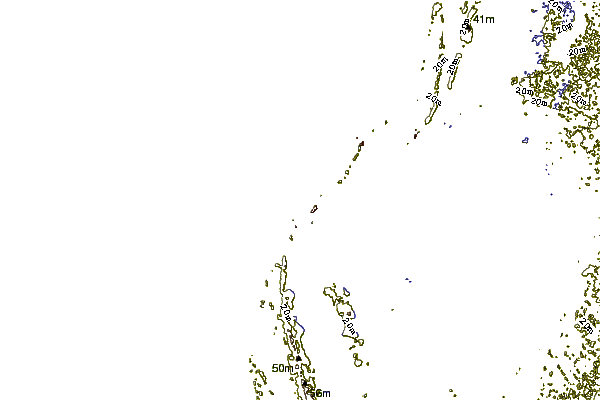 Shoreline around Cozies and Geeries