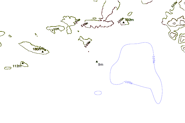Shoreline around Crab Island