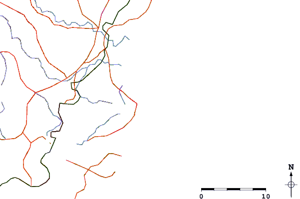 Roads and rivers around Crackneck
