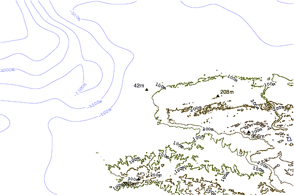 Shoreline around Crash Boat