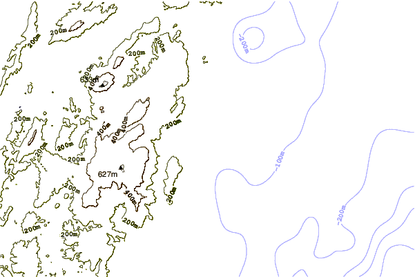 Shoreline around Cray Bay