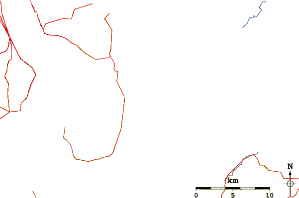 Roads and rivers around Cremorne Point