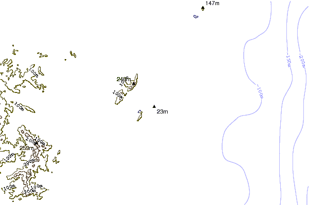Shoreline around Crescent Head