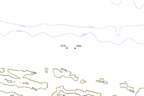 Shoreline around Crescent