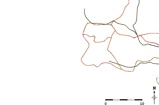 Roads and rivers around Cresmina