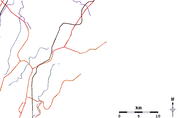 Roads and rivers around Cronulla -The Wall