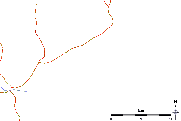 Roads and rivers around Cruden Bay