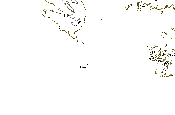 Shoreline around Crushers