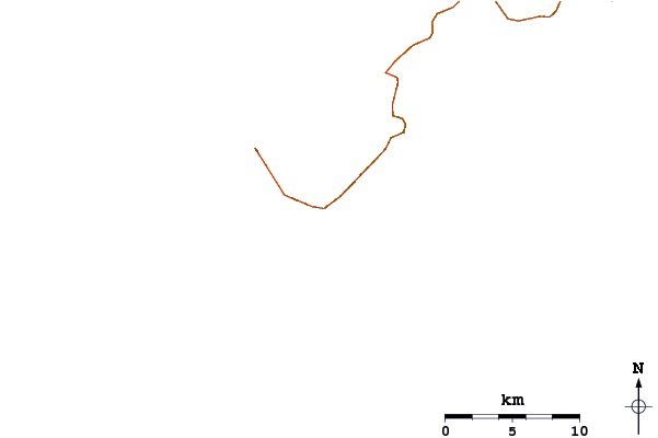 Roads and rivers around Cruz Roja