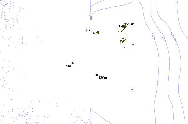 Shoreline around Curral Joul