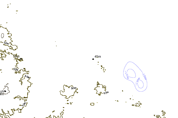Shoreline around Curral