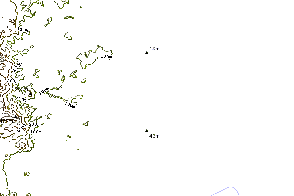 Shoreline around Currimundi Beach