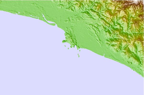 Surf spots located close to Cutters Right