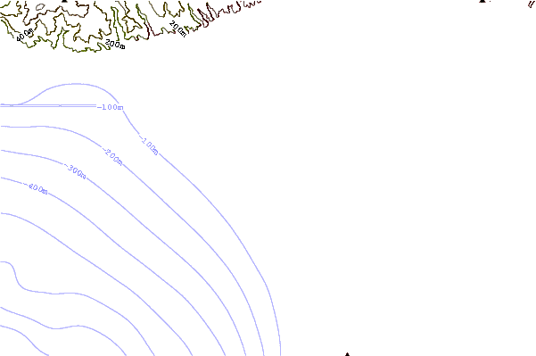 Shoreline around D and W