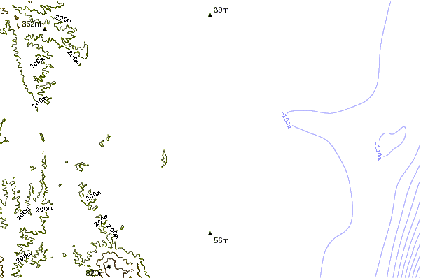 Shoreline around Dalmeny Point