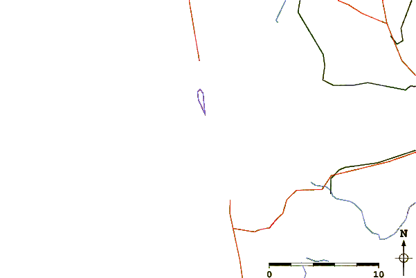 Roads and rivers around Damon Point