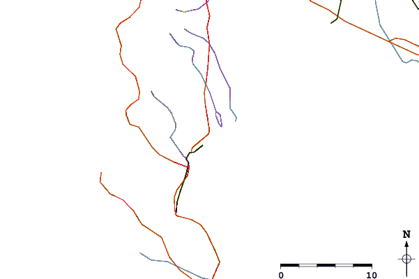 Roads and rivers around Danger Reef