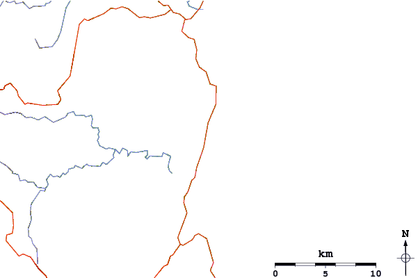 Roads and rivers around Dark Hollow