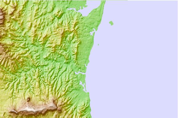 Surf breaks located close to Dark Hollow