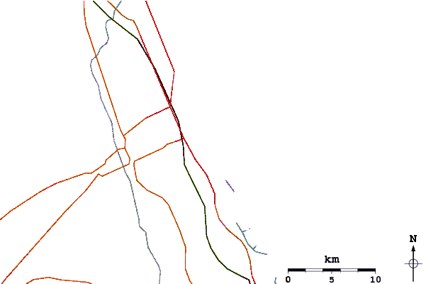Roads and rivers around Daytona Beach