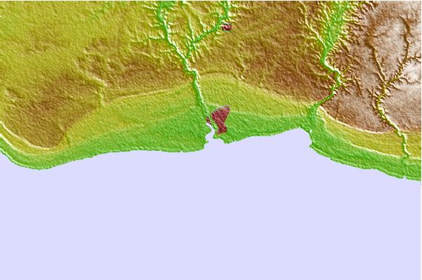 Surf spots located close to DeCameron