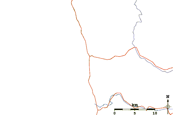 Roads and rivers around DeHaven Creek