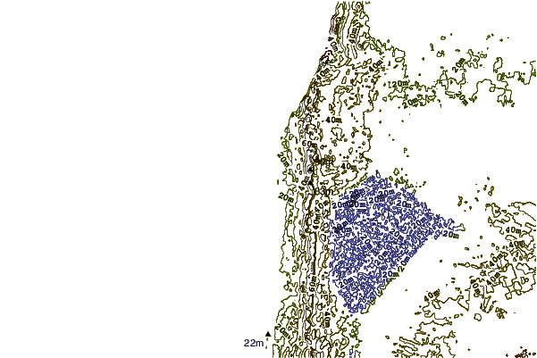 Shoreline around Dead Zone
