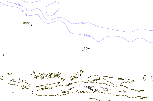 Shoreline around Deep Creek