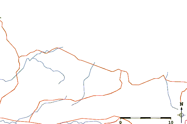 Roads and rivers around Deep Creek