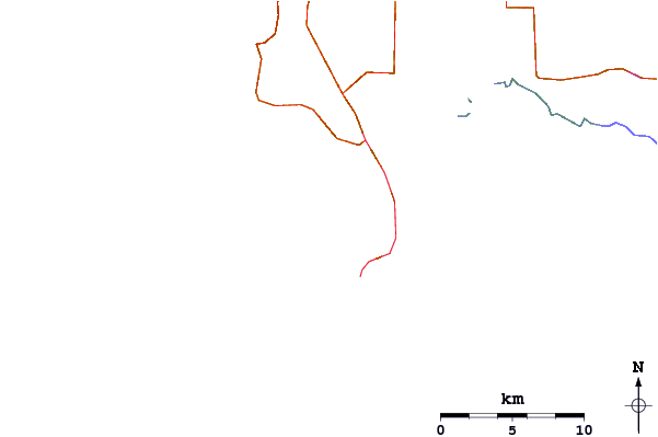 Roads and rivers around Deepdene