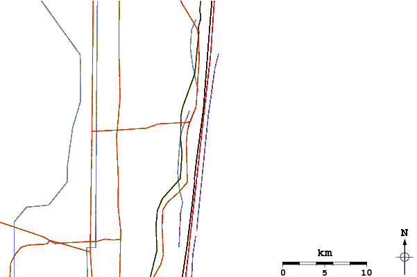 Roads and rivers around Delray Beach