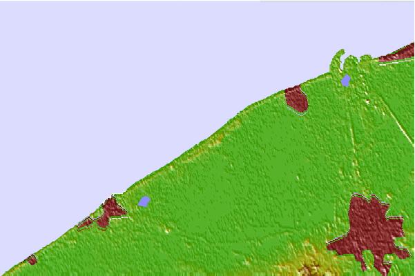Surf spots located close to Den Haan